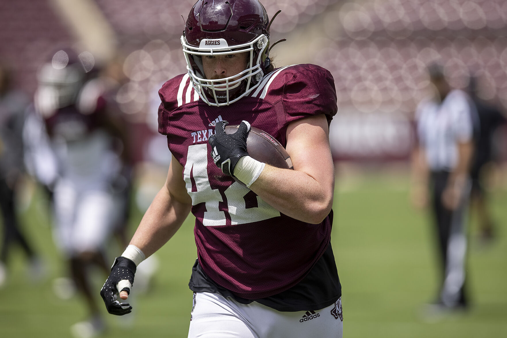 Spring football practice